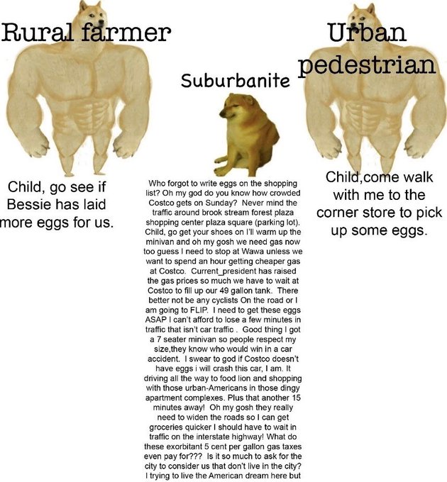 CompletedStreet's tweet image. Urbanists and Ruralists have more in common than you realize.