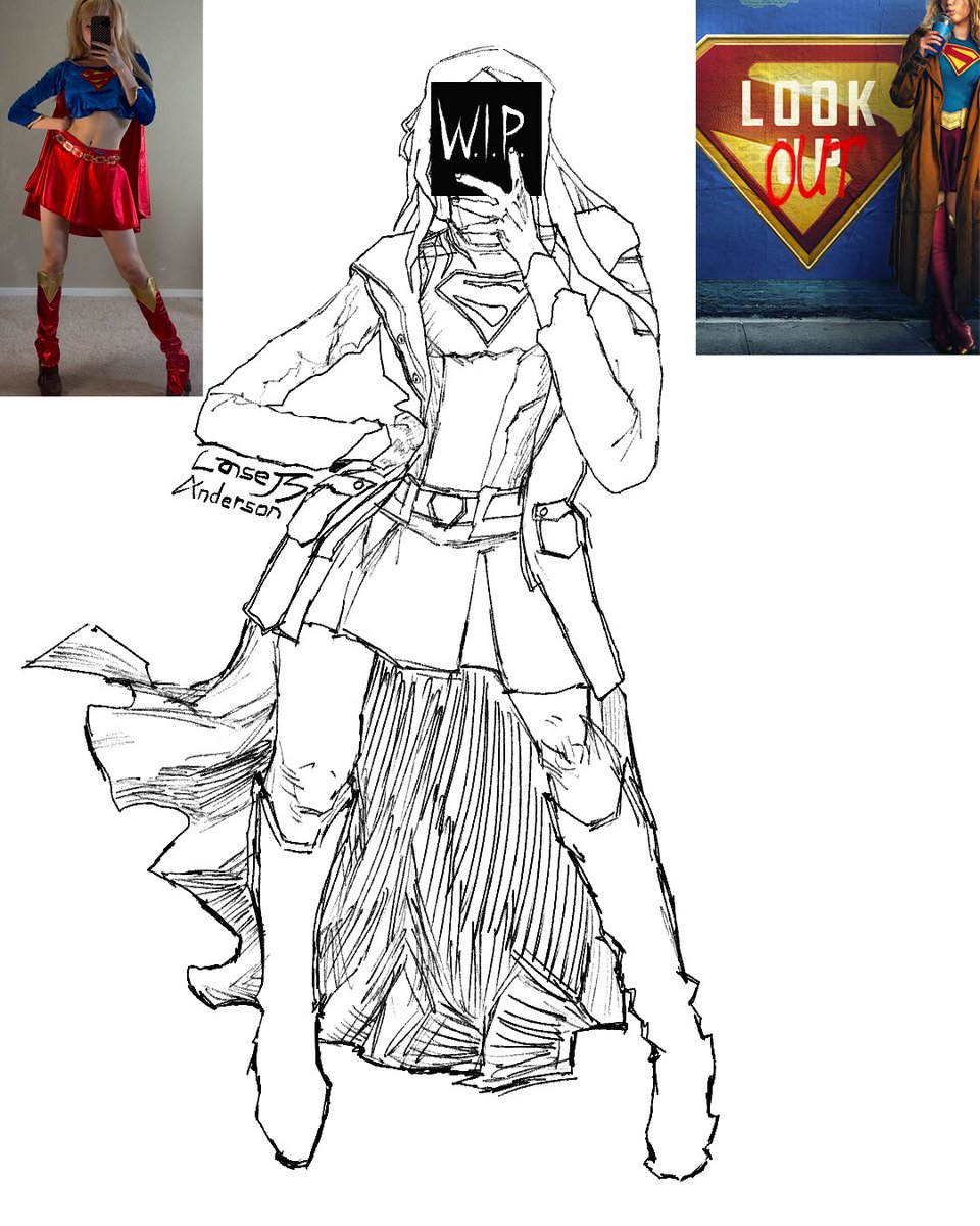 Art Study (W.I.P.) with Kara Zor-El. Look Out!

#supergirl #Superman📷 #fanart #supergirlfanart