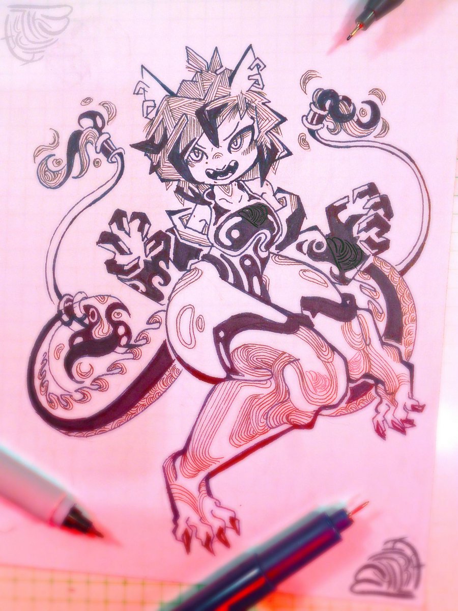 myjzrrha's tweet image. 🖤 @N0REMAK do you remember, little ember,
when your roars were giggles and your storms were dreams?
.
#myjzrrha #ink #drawing #traditional