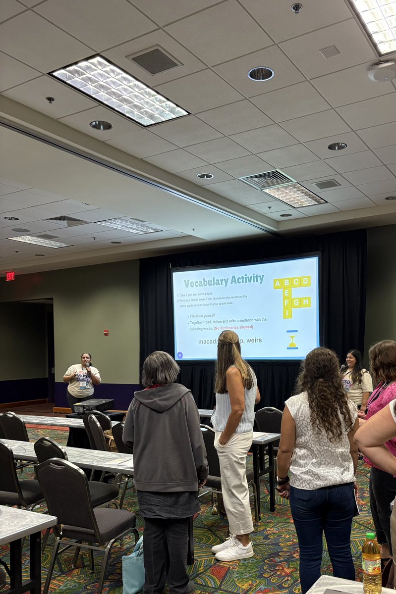 Milly Colón, MS. Ed. (@colonmillyed) on Twitter photo Engaging your participants at all levels. If you wnat your students to retain their new acquired vocabulary you must provide multiple opportunities to practice. That includes many speaking and listening activities. <a href="/RC_BilingualESL/">RCISD Multilingual Services</a> #t3symp25 Engaging your participants at all levels. If you wnat your students to retain their new acquired vocabulary you must provide multiple opportunities to practice. That includes many speaking and listening activities. <a href="/RC_BilingualESL/">RCISD Multilingual Services</a> #t3symp25