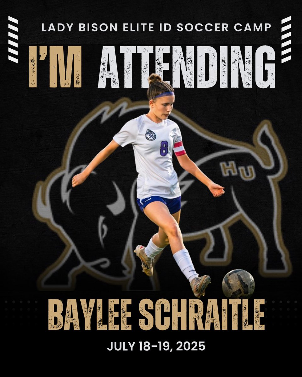 Baylee Schraitle (@bayleeschraitle) on Twitter photo Excited for the opportunity to attend <a href="/Harding_WSoc/">HU Women's Soccer</a> Elite ID camp this weekend and can’t wait to hear more about the upcoming season and program!
<a href="/GAcademyLeague/">Girls Academy</a> <a href="/HTXSoccer/">HTX Soccer</a> <a href="/TopDrawerSoccer/">TopDrawerSoccer</a> <a href="/ImCollegeSoccer/">College Soccer Truth ™</a> <a href="/ImYouthSoccer/">ECNL/GA/Recruiting/College Soccer</a> <a href="/GACAthletics/">#TheGAC</a> Excited for the opportunity to attend <a href="/Harding_WSoc/">HU Women's Soccer</a> Elite ID camp this weekend and can’t wait to hear more about the upcoming season and program!
<a href="/GAcademyLeague/">Girls Academy</a> <a href="/HTXSoccer/">HTX Soccer</a> <a href="/TopDrawerSoccer/">TopDrawerSoccer</a> <a href="/ImCollegeSoccer/">College Soccer Truth ™</a> <a href="/ImYouthSoccer/">ECNL/GA/Recruiting/College Soccer</a> <a href="/GACAthletics/">#TheGAC</a>