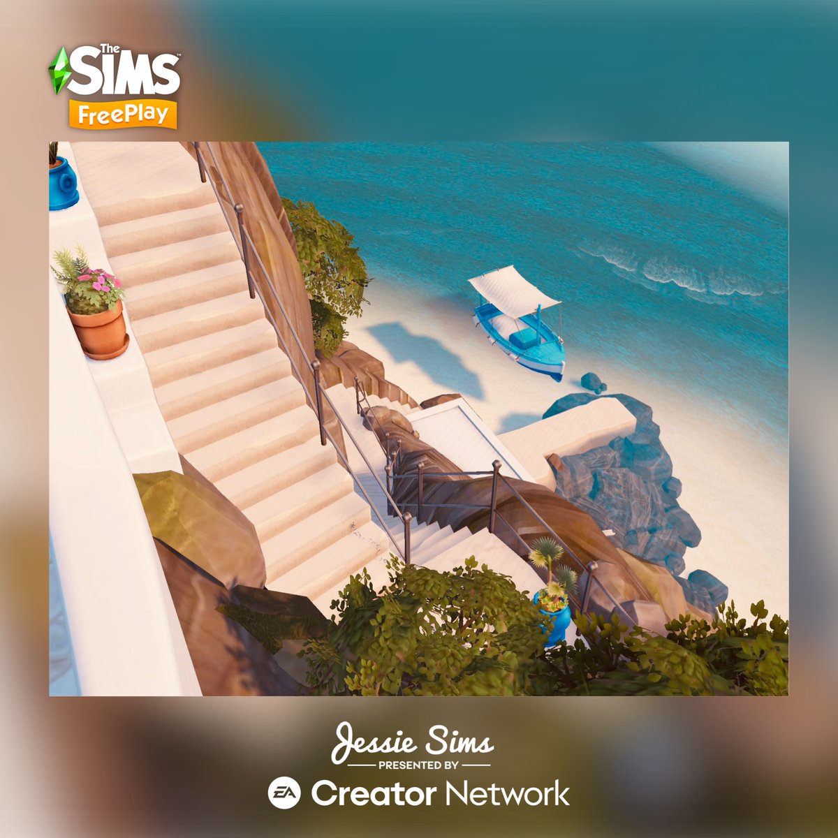 Simmerjessie's tweet image. Can’t wait to get my hands on this lot! Can’t wait to create! 😎☀️🩷 #SimYourSummer #TheSimsFreeplay @TheSimsFreePlay