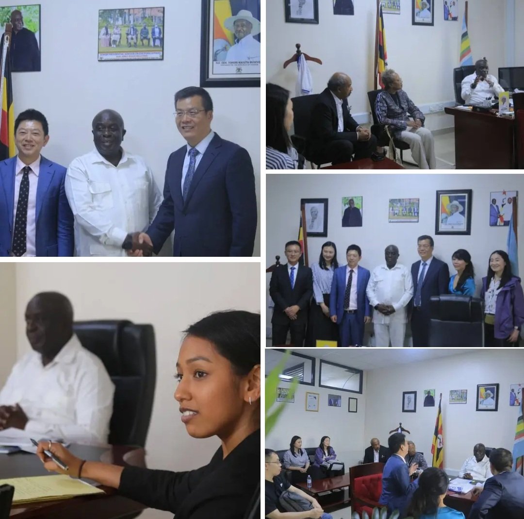 Welcomed and held a strategic meeting with development partners from #China and #USA. This initiative, coordinated through President's Office (Diaspora Affairs), features #GeorgeFu, Executive President of #PowerlongGroupDevelopmentLimited, leading the Chinese team exploring