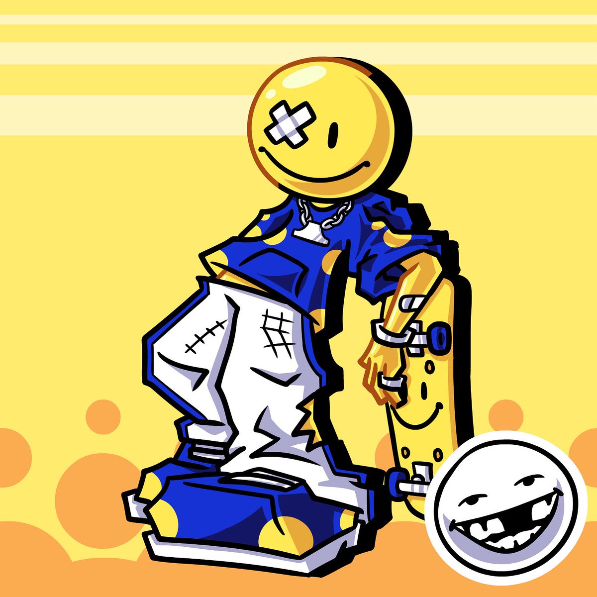 GavynWAnim's tweet image. Smiley #digitalart