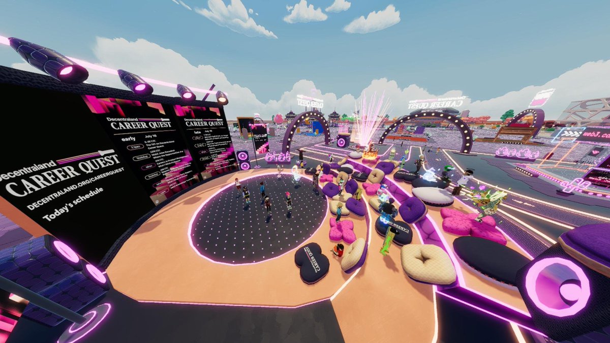 lazarx0x0's tweet image. faaam come chill with us at 🔦Career Quest!
😻 Today and tomorrow in @decentraland 🌐