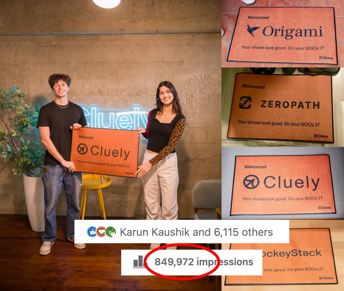kocalars's tweet image. we spent $6k on a silly doormat idea and accidentally created our most viral campaign ever
for growth hacks, the bar for success is incredibly low
you don't need a grand and elaborate idea. just go and execute on your simple+stupid ones.