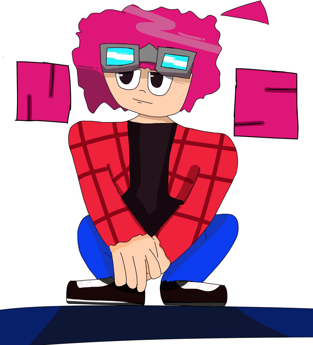nikkogamer3's tweet image. chilling #art #arte #digitalart #krita