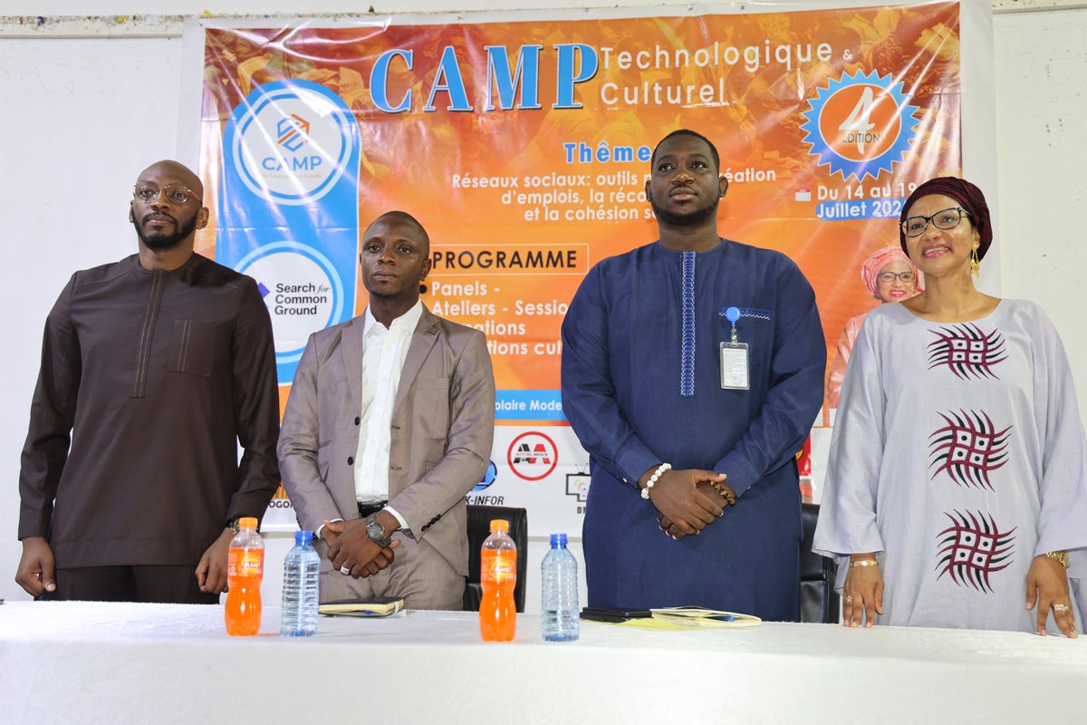 À l’ouverture du #CampTechCulture 2025, <a href="/SearchMali/">Search for Common Ground Mali</a> a animé un panel sur la désinformation, en présence de 200 jeunes venus de tout le pays.
Partenaire de l’initiative via le projet #TabaléKunkan financé par le <a href="/CanadaDev/">Development Canada</a> (#PSOPS), œuvrons pour un numérique au service de la paix