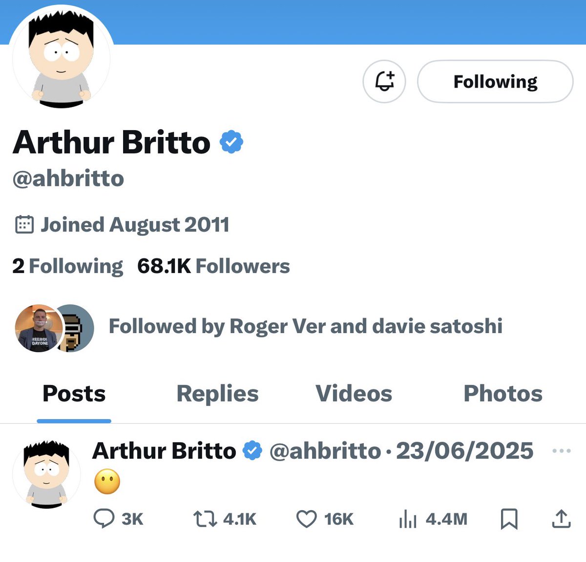 BohamdanSol's tweet image. Arthur Britto tweeted the same emoji he posted 4 years ago…
That time, a bull run followed.
This time? It came right after the dormant wallet moved. 👀
Coincidence? Or signal? 🫢
#XRP #Crypto #BullRun