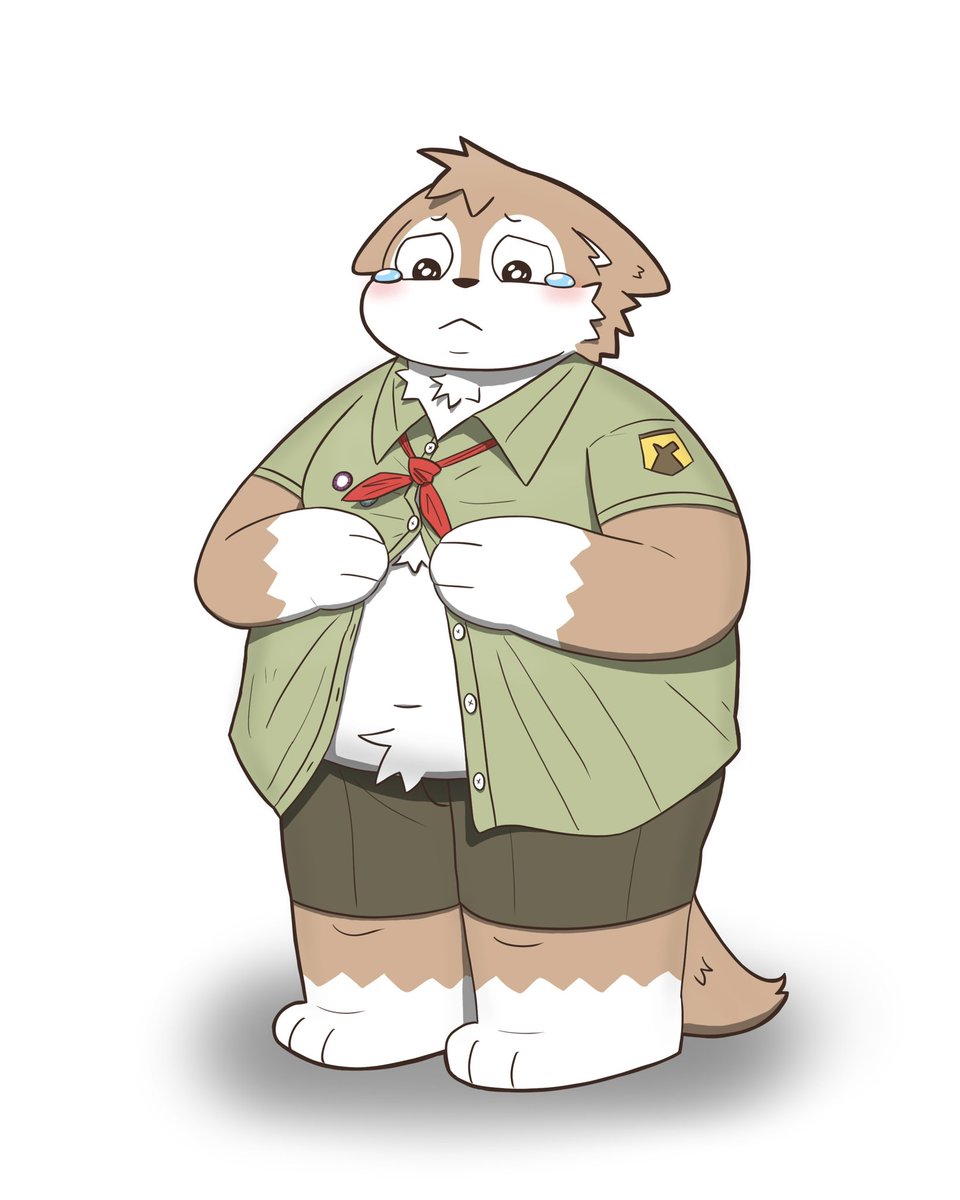 옷이 안 맞아…
It doesn't fit...