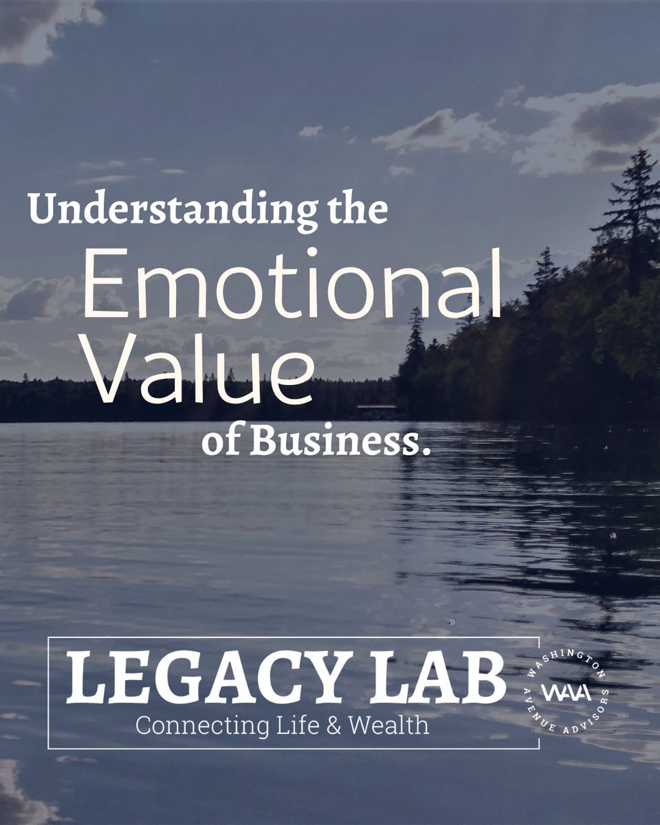 waadvisors's tweet image. Understand the emotional value of business: This is what a buyer and seller perceive, and it is most commonly an unrealistic seller expectation. Still, it must be considered! Dive into other value definitions in the #LegacyLab waadvisors.com/legacylab-unde…