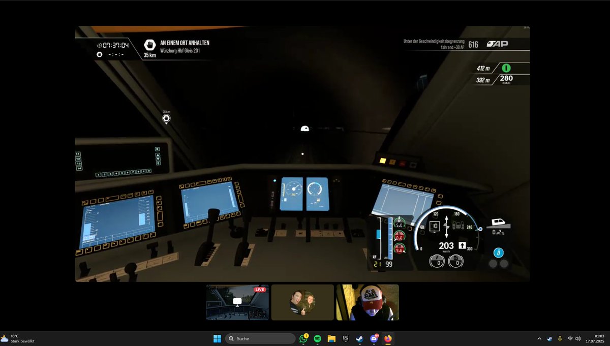 leute ich mache sam zum lokführer