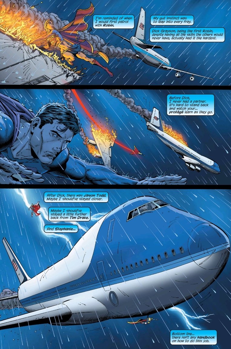 jaybinthinker's tweet image. &quot;maybe i should have stayed closer&quot; 
- superman/batman (2003) #19