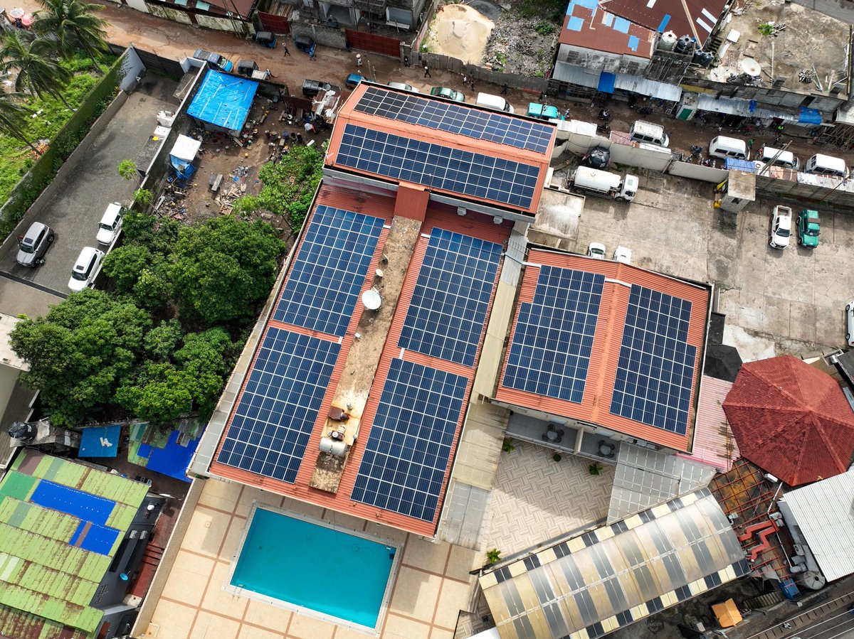 ✨From our archives: Our 150 kWp solar system at The Hub Hotel powers daily operations with clean energy, cuts costs, and boosts guest experience.

Want the same for your business? 👉 bit.ly/4byJuij

#SinergySL #SolarEnergy