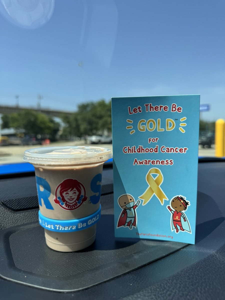 CoachCandle19's tweet image. A sweet GOLDen deal - it’s a win-win with @Wendys and their efforts for #ChildhoodCancerAwareness! 💛