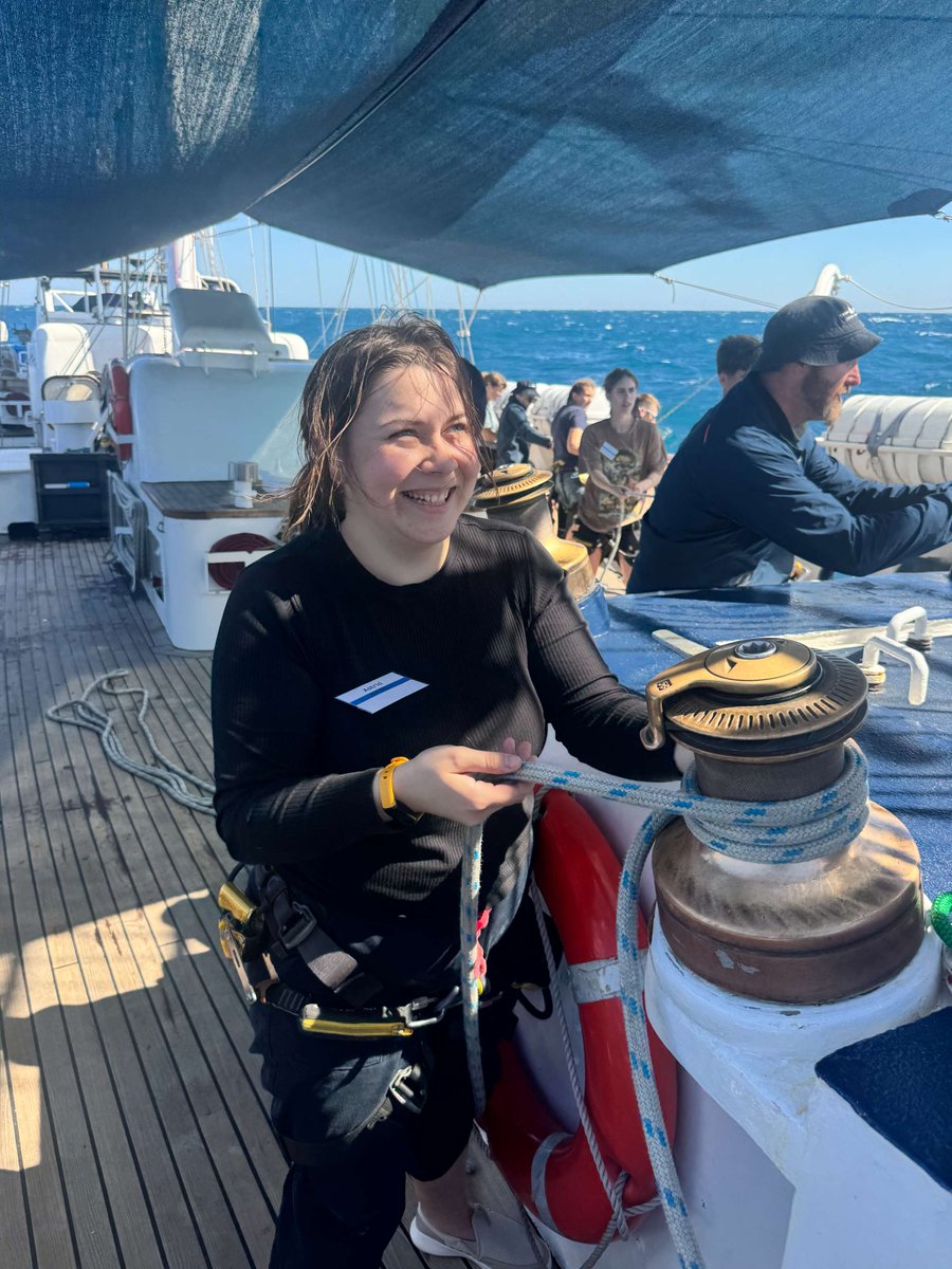 YoungEndeavour1's tweet image. ⚓ Captain's Log V12/25 - Day 03
The first true day at sea saw many of us purging the land demons during the morning. We started the day by setting and furling the forestaysail and the main staysail....
Read more from the Captain's Log: youngendeavour.gov.au/the-voyage/cap…