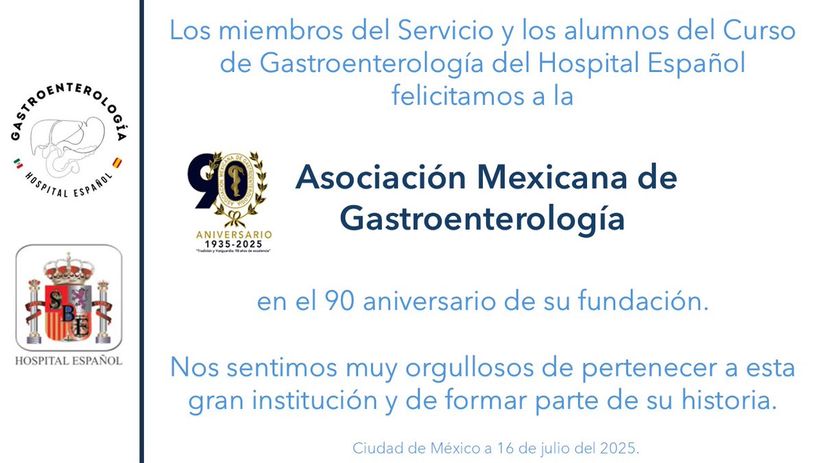 Alejandra Noble (@alenoblel) on Twitter photo Felicidades a la Asociación Mexicana de Gastroenterología <a href="/gastromx/">AMG Asoc.Mex.Gastro.</a> y a todos los socios que forman parte de ella. Felicidades a la Asociación Mexicana de Gastroenterología <a href="/gastromx/">AMG Asoc.Mex.Gastro.</a> y a todos los socios que forman parte de ella.