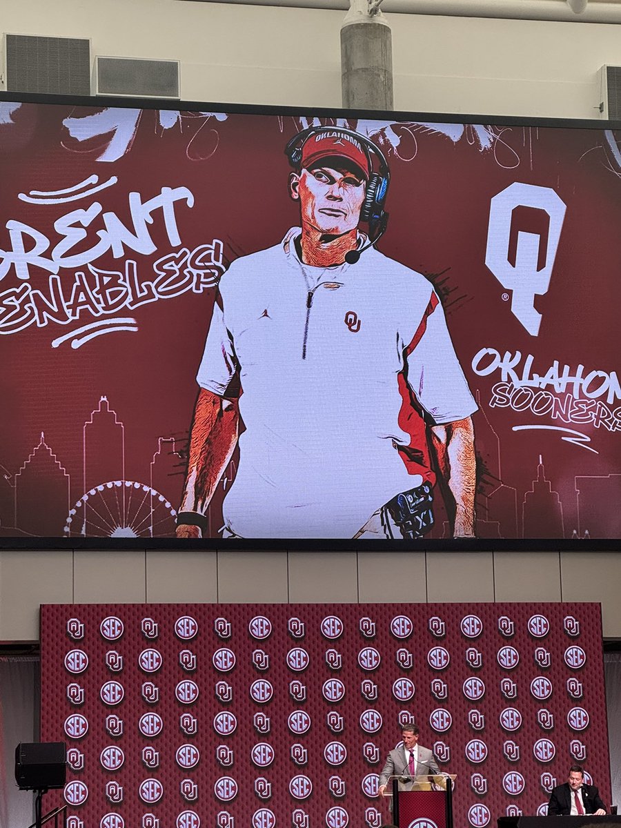 #Sooners Coach Brent Venables has taken the stage at #SECMediaDays