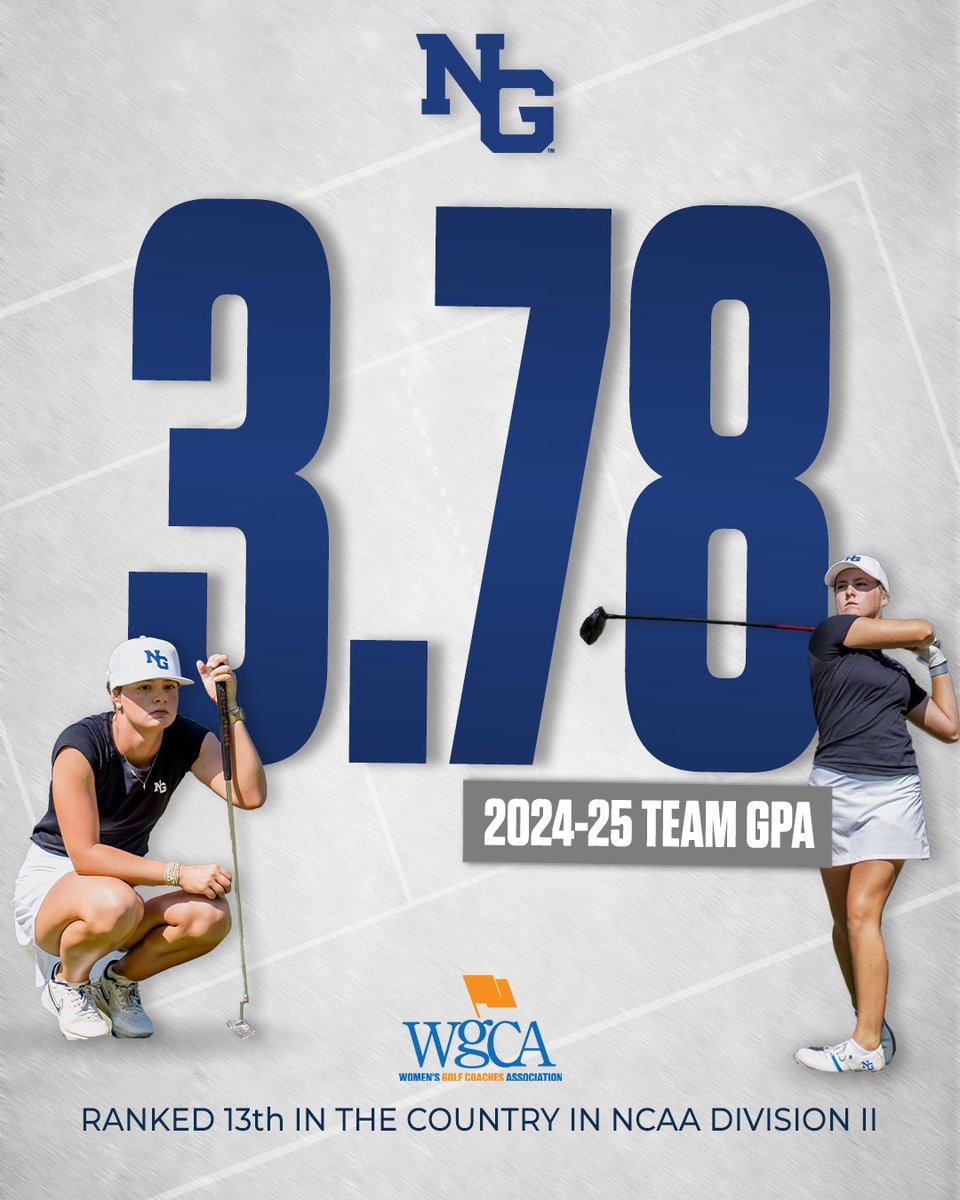 The <a href="/WGCAGOLF/">Women's Golf Coaches</a> has announced the top 25 teams with the highest GPA and the Nighthawks rank 13th in <a href="/NCAADII/">NCAA Division II</a>!! #HawkEm👏