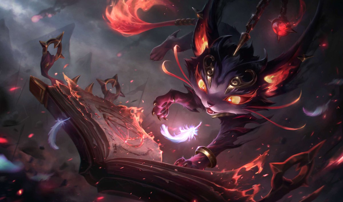 NewAzkaryan's tweet image. Novas Skins Disponíveis na Loja‼️
-» Yunara Termas do Florescer Espiritual | 1.350 Rp
-» Yuumi e Hecarim Emissários da Escuridão | 1.350 Rp (cada)
-» Kalista Emissária da Luz | 1.350 Rp