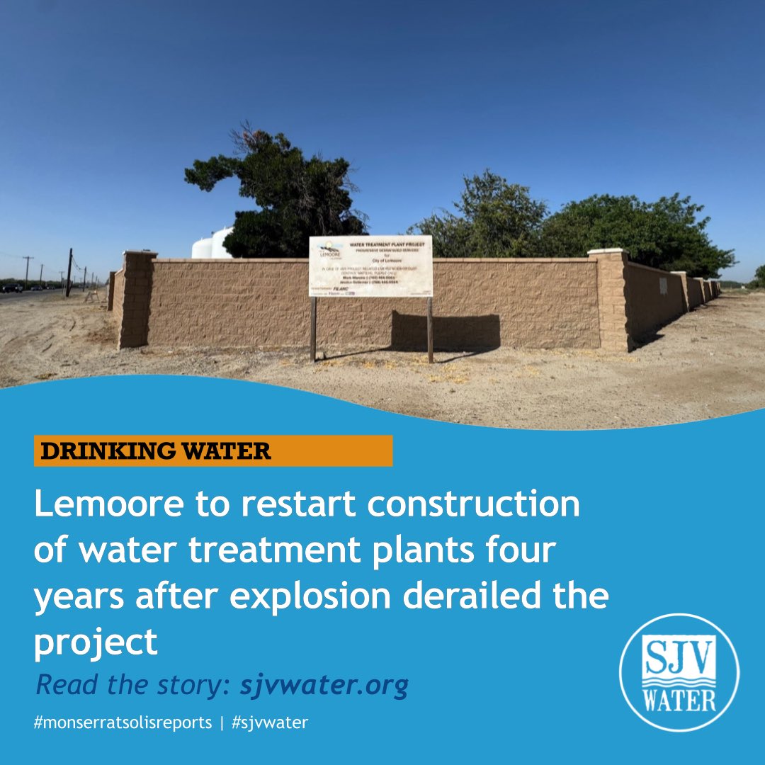 SJVWater's tweet image. Read: sjvwater.org #lemoore #watertreatment #kingscounty #sjvwater