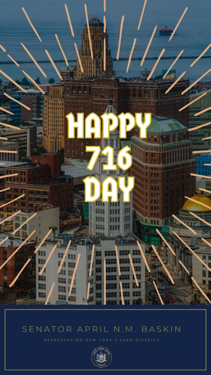 Happy 716 Day! I am proud to represent Buffalo – where community, culture, and courage always shine! ❤️🦬 #716day #Buffalove