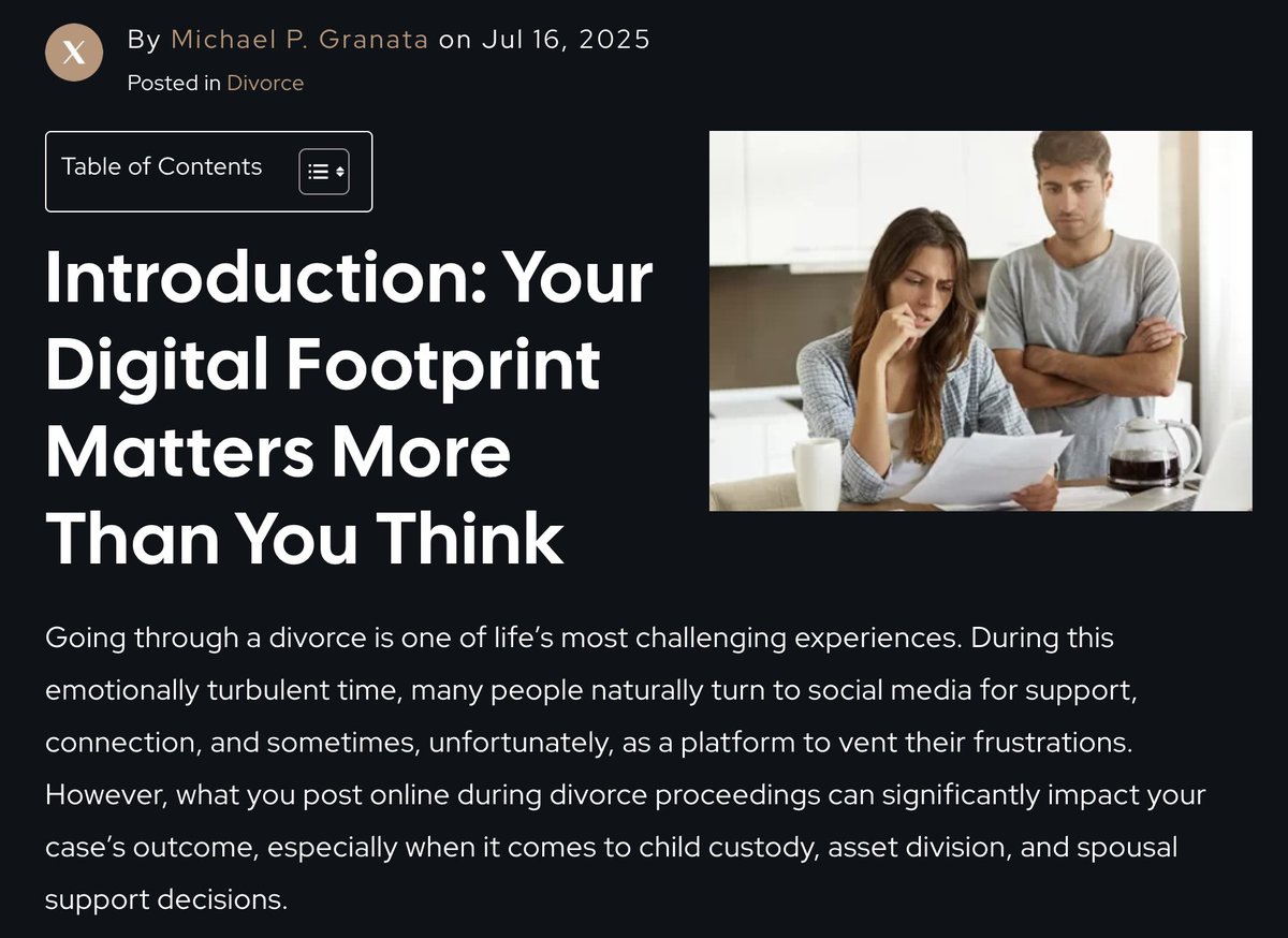 DallasRunEsq's tweet image. PSA: That vacation selfie with the caption 'Living my best life!' during your divorce? Yeah, your ex's lawyer is living their best life too... using it as evidence against you. 📸⚖️ #DivorceAdvice #SocialMediaFail