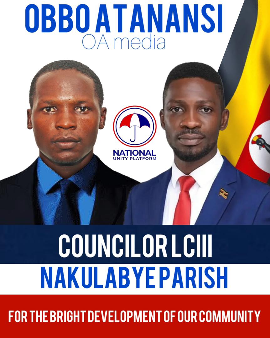 So am here to inform all nakulabye and entire nakulabye parish that it's your time to vote Atanansi for the bright development of our community