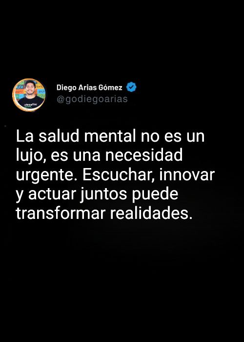 La salud mental en Latinoamérica requiere atención urgente y soluciones innovadoras. Juntos podemos crear un cambio verdadero.