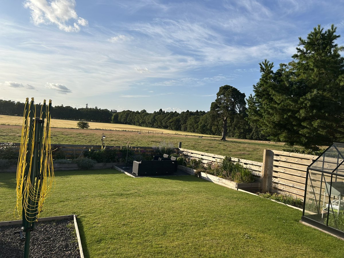 Lovely evening in Perthshire tonight!