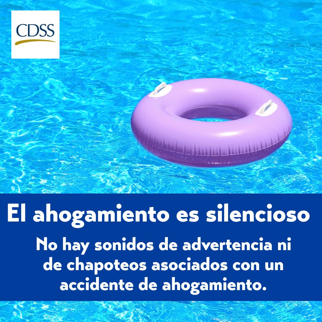 CaliforniaDSS's tweet image. Nunca deje a un niño solo dentro o cerca de una superficie con agua. Los niños pueden caer y ahogarse silenciosamente en cuestión de segundos. Obtenga más información sobre seguridad en el agua: bit.ly/3a1sKq9