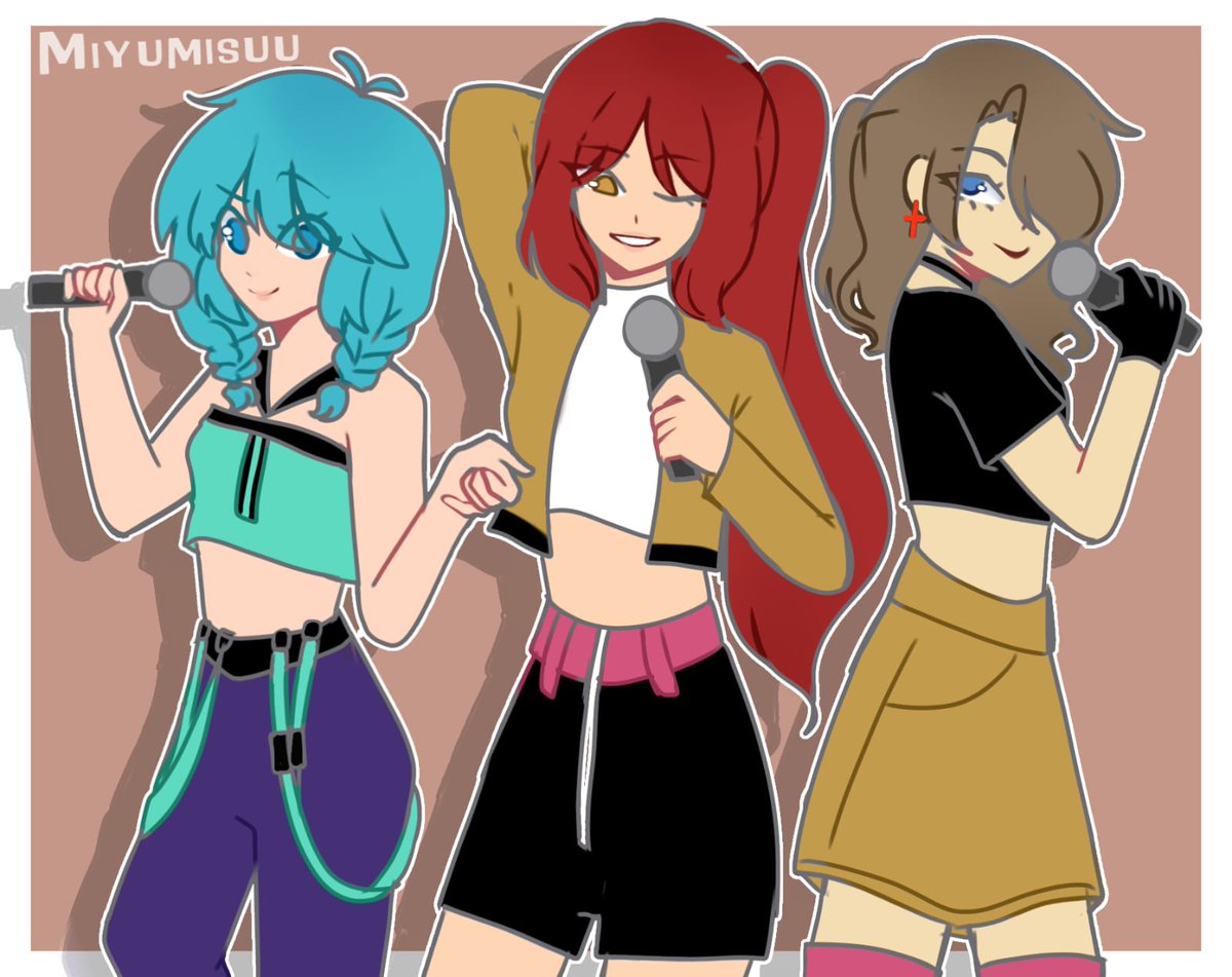 🌟Fanart de las Huntrix como personajes de FxS🌟

⭐Mirror, mirror on my phone, who's the baddest? Us, hello?~🎸⭐

#kpopdemonhuntersfanart #KPOPDEMONHUNTERS #kpopdemonhuntersnetflix #FHS #FNAFHS #fhs #FHSFxS