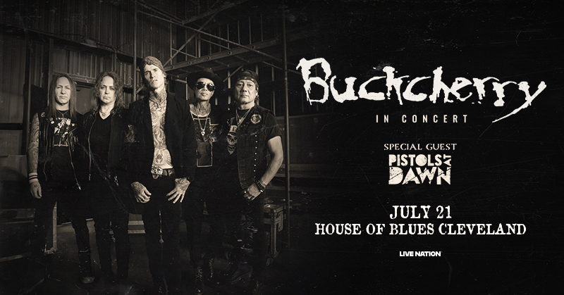 TONIGHT 🎸 <a href="/Buckcherry/">Buckcherry</a> is heading to our stage with special guest Pistols At Dawn!

🎫 livemu.sc/46IOp1i