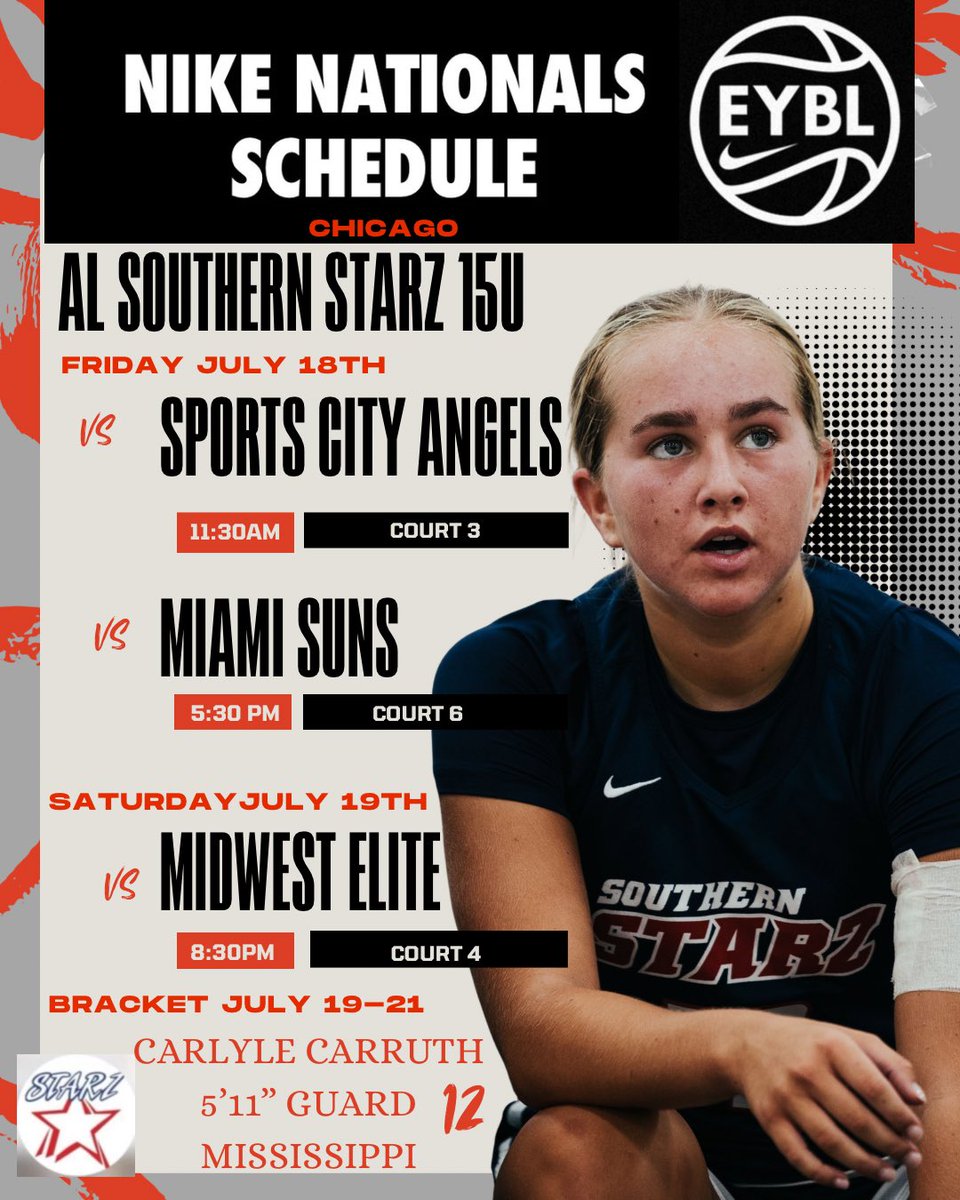 Carlyle Carruth (@carlylecarruth) on Twitter photo Thanks for all the support and love after <a href="/NikeGirlsEYBL/">Nike Girls EYBL</a> SESSION 3!! See you in CHICAGO! <a href="/ALSoStarz/">AL Southern Starz</a> <a href="/Parklanewbb/">Parklane Academy Lady Pioneers</a> Thanks for all the support and love after <a href="/NikeGirlsEYBL/">Nike Girls EYBL</a> SESSION 3!! See you in CHICAGO! <a href="/ALSoStarz/">AL Southern Starz</a> <a href="/Parklanewbb/">Parklane Academy Lady Pioneers</a>