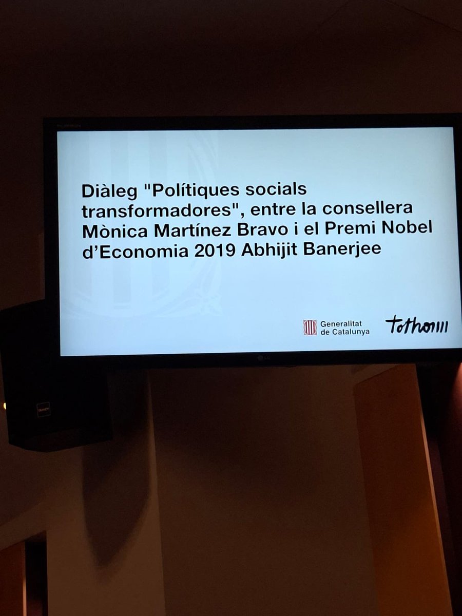 UCCAP (@uccap_) on Twitter photo Aquesta tarda presents al dialeg "Polítiques socials transformadores", entre la consellera <a href="/monicambravo/">Mònica Martínez Bravo</a> i el Premi Nobel d’Economia 2019 Abhijit Banerjee a Palau Macaya <a href="/dsocialscat/">Drets Socials i Inclusió</a> <a href="/FundlaCaixa/">Fundación ”la Caixa”</a> Aquesta tarda presents al dialeg "Polítiques socials transformadores", entre la consellera <a href="/monicambravo/">Mònica Martínez Bravo</a> i el Premi Nobel d’Economia 2019 Abhijit Banerjee a Palau Macaya <a href="/dsocialscat/">Drets Socials i Inclusió</a> <a href="/FundlaCaixa/">Fundación ”la Caixa”</a>