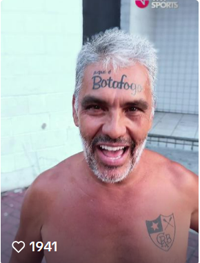 jscmaldonado's tweet image. Ajuda pra uma produção da @tvglobo: alguém sabe quem é e por onde anda esse torcedor do Botafogo que fez nada mais nada menos que uma tatuagem do time na testa? 🚨
@MontoneLuana @sergiostn_ @barbaramendoncc