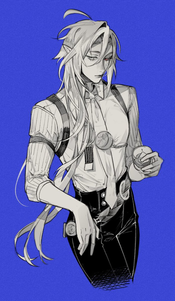 mupdoots's tweet image. hugo might be an attack agent, but his chin is an anomaly to me. it always turns out so much pointier than i want it toπ₯² #HugoVlad #zzzero