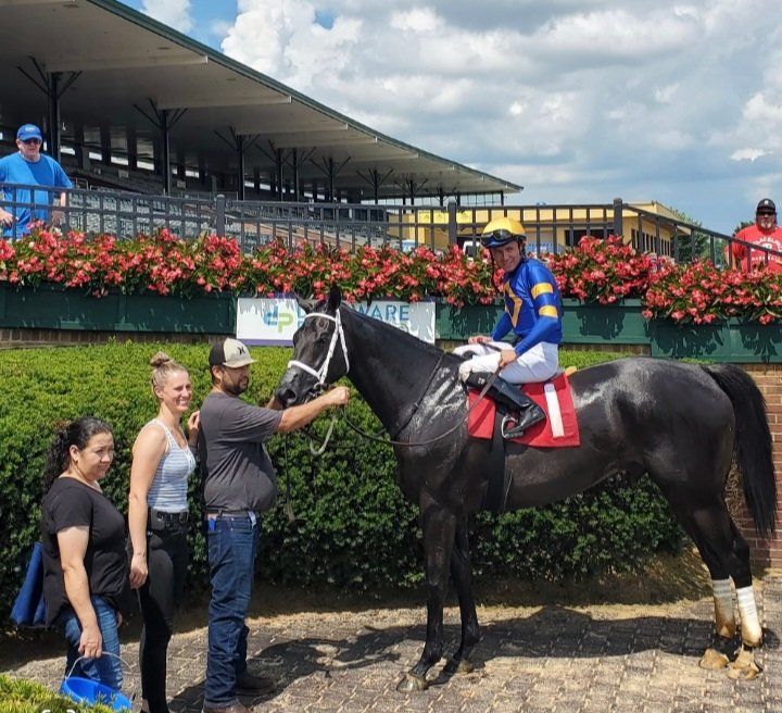 Saddles and Sulkies (@sadandsulk) on Twitter photo Back to back for <a href="/itz_lil_g/">Kevin Gomez</a> <a href="/DelParkRacing/">Delaware Park</a> . This second one for <a href="/BTRracingstable/">Brittany Russell Racing Stable</a> <a href="/EmmaWolfeBTR/">Emma Wolfe</a> . Night Time Tap partially owned by <a href="/RepoleStable/">Repole Stable</a> . <a href="/StantonSalter/">Stanton Salter</a> Back to back for <a href="/itz_lil_g/">Kevin Gomez</a> <a href="/DelParkRacing/">Delaware Park</a> . This second one for <a href="/BTRracingstable/">Brittany Russell Racing Stable</a> <a href="/EmmaWolfeBTR/">Emma Wolfe</a> . Night Time Tap partially owned by <a href="/RepoleStable/">Repole Stable</a> . <a href="/StantonSalter/">Stanton Salter</a>