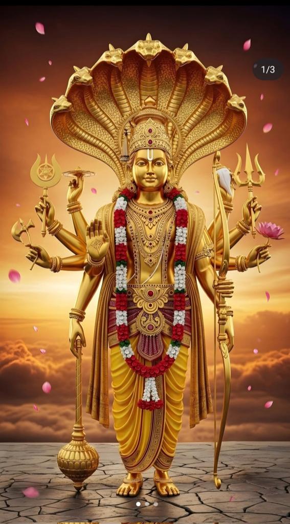 हर हारे को हरि नाम का सहारा
हर डूबे को हरि भक्ति का किनारा*
🕉 नमो भगवते वासुदेवाय
🕉 मंगलम भगवान विष्णु मंगलम गरुड़ ध्वज:
मंगलम पुंडरीकाक्ष:मंगलम तनौ हरि:
हरि अनंत हरि कथा अनंता
कहहि सुनहि बहुविधि सब संता
जगत के पालन हार श्री हरि विष्णु का आशीर्वाद आप सब पर बना रहे
शुभ प्रभात 🙏