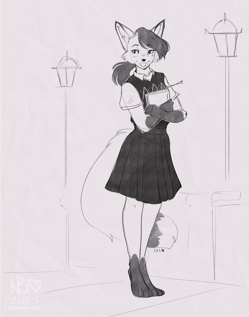 #foxgirlsummer for Rustin! &lt;3 

She wants to study magicks with you! 
Thank you &lt;33