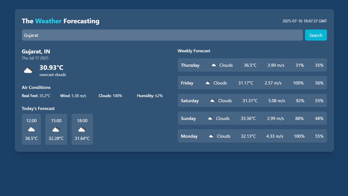 Explored the logic behind weather with JavaScript 🌦️. Laid the first brick of a new project 🧱.
 Faced DSA — added one more concept to the stack 📚
