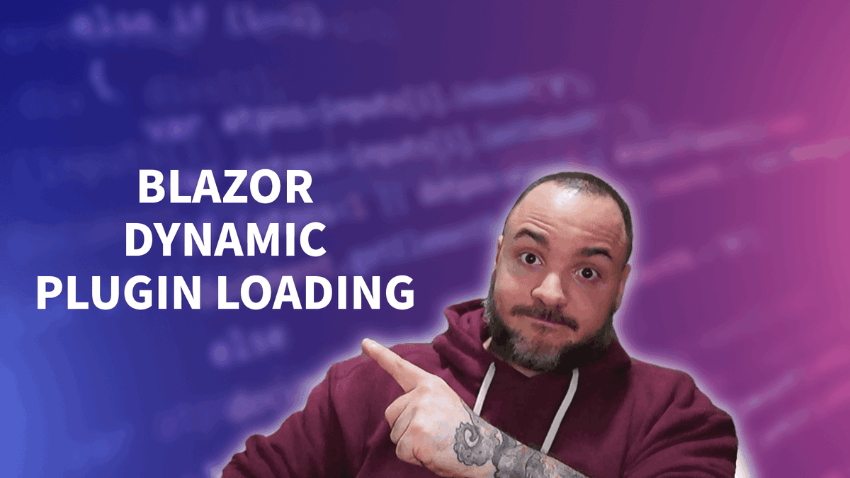 DevLeaderCa's tweet image. I love using plugins, and using them with Blazor is no exception!

Read more here:
devleader.ca/2023/09/15/bla…

#aspnetcore #blazor #plugins #csharp
