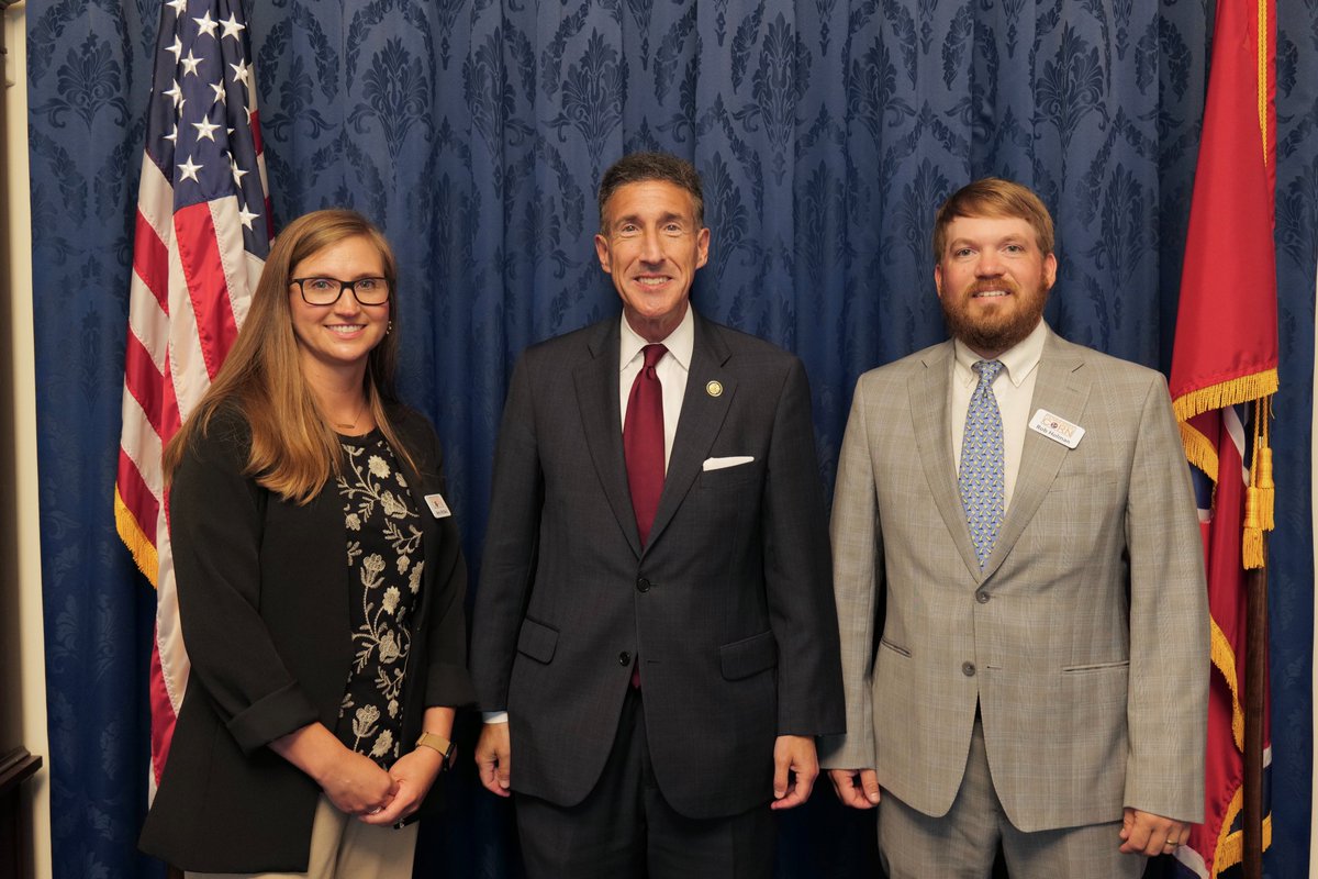 RepDavidKustoff's tweet image. It was great meeting with the Tennessee Corn Growers Association (@CornTennessee) including Executive Director Amy McNeil from Weakley County and President Rob Holman from Obion County.
Thank you for taking the time to share the work you’re doing to advocate for Tennessee’s…