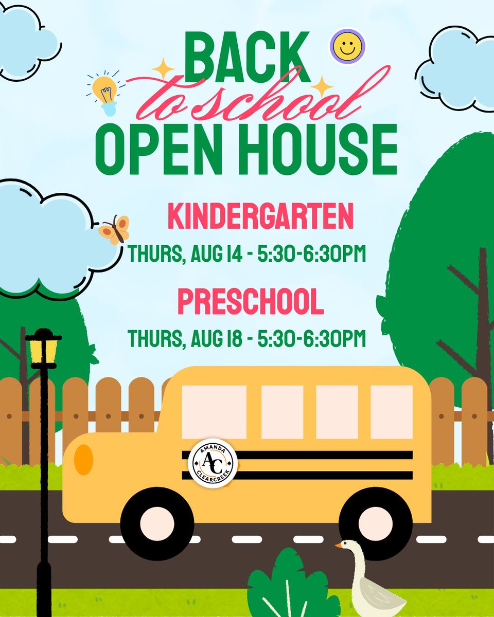 Hi A-C Families!  If you have a student starting Kindergarten or Preschool for the 2025-26 school year, you'll want to SAVE THE DATES for our upcoming Open Houses where you can meet your teacher!  These events are specifically for our newest...
amanda.k12.oh.us/~board/distric…