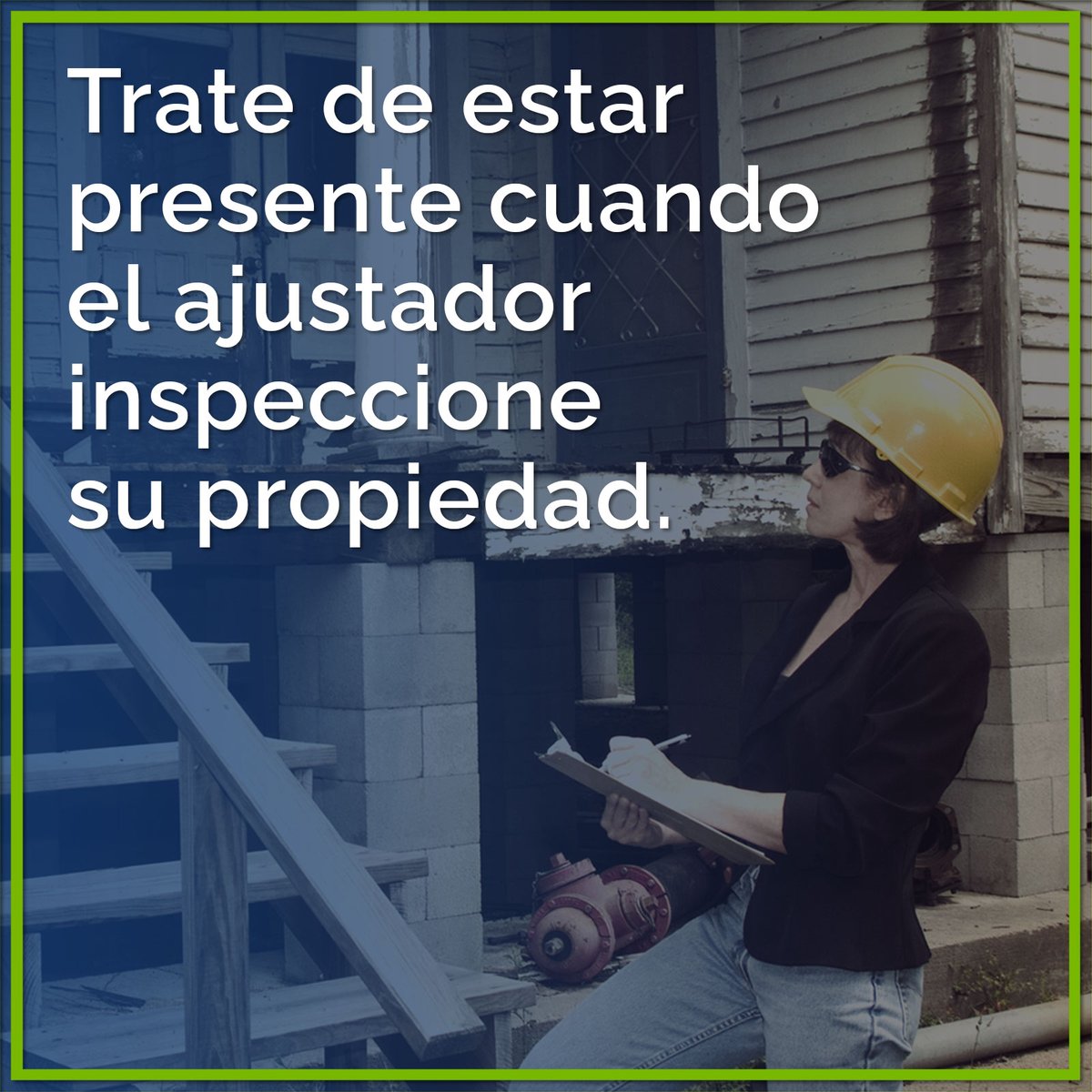TDIespanol's tweet image. Si presenta una reclamación de daños, su compañía de seguros le asignará un ajustador para que revise su reclamación.
Trate de estar presente cuando inspeccionen su propiedad.
bit.ly/working-with-a…
