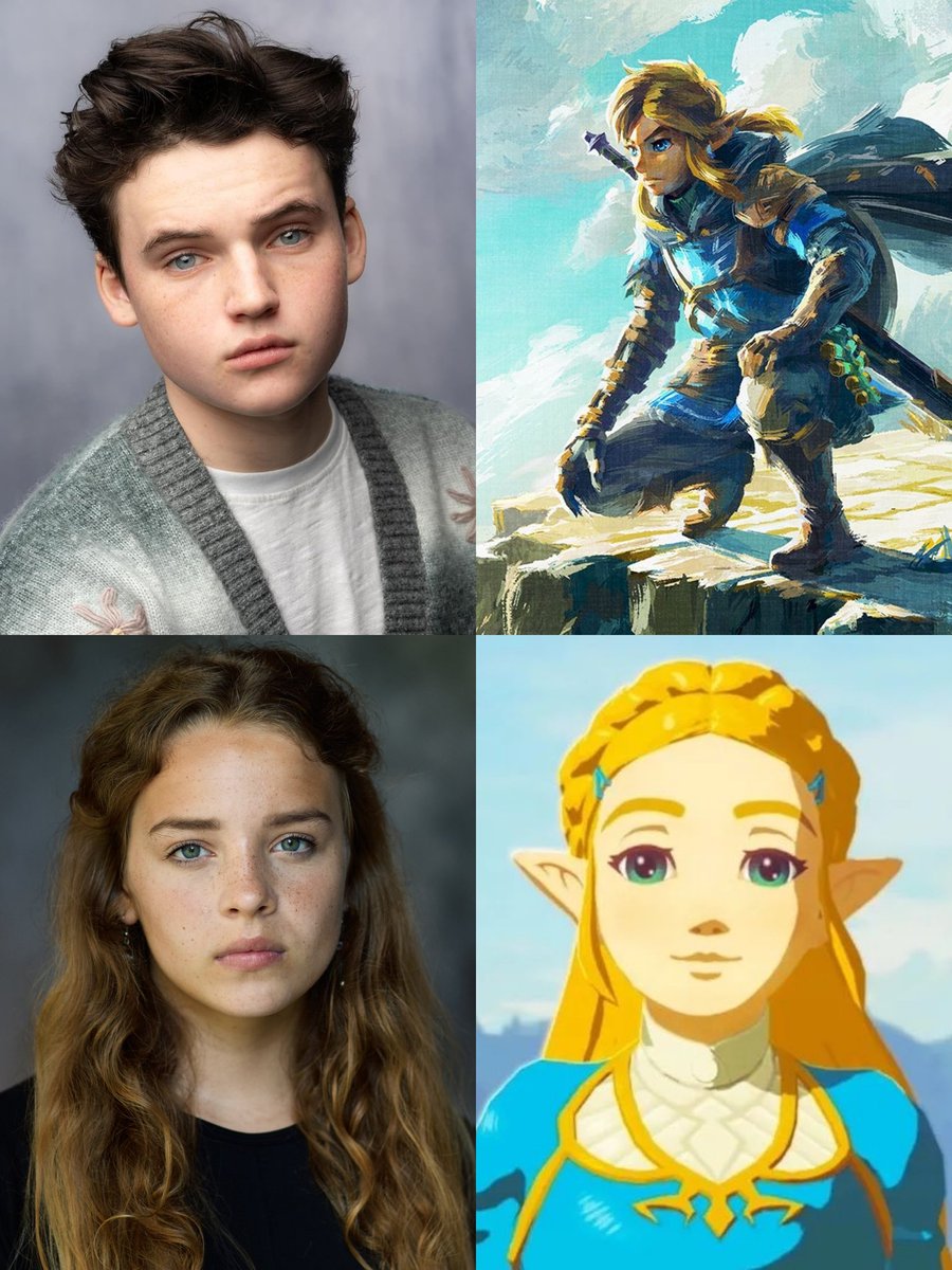 geekversez's tweet image. Benjamin Evan Ainsworth e Bo Bragason serão Link e Zelda no filme live-action de 'The Legend of Zelda'.