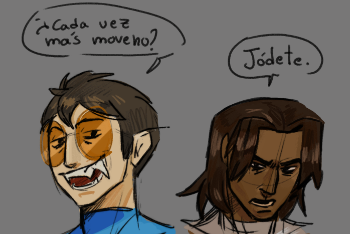 Something_h3r3's tweet image. Some colored faces
(character of: @TioStingch)
#art #sketch #draw