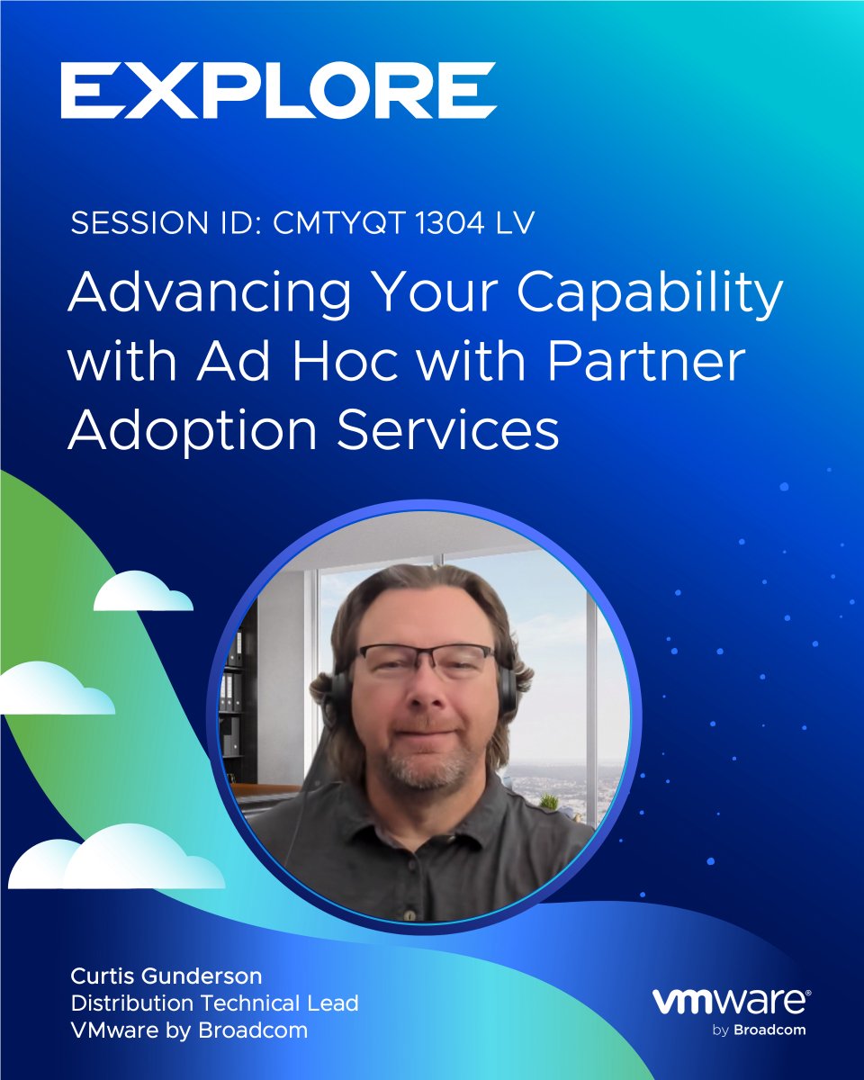 📆 The #VMwareExplore 2025 Scheduling Tool is live for Full Event Pass holders! 

Check out this CMTY QT and learn to leverage Expert Advantage Program partners to deliver services &amp; solutions you need. 

Lock this session into your custom experience: ≫ brcm.tech/4nPK2Yf