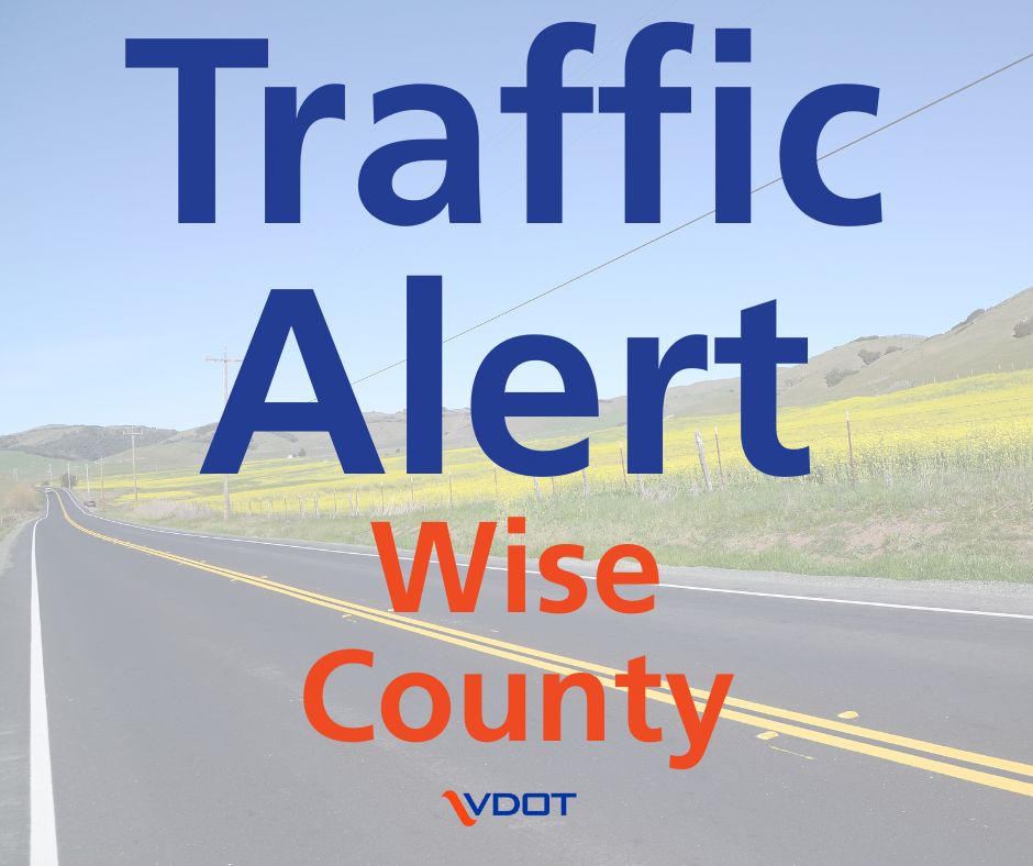 VaDOTBristol's tweet image. Be alert to a traffic switch along Route 23 between mile markers 47.9 and 49.6 in Wise County. The lane closure will shift to the right lane, moving traffic to the left lane beginning Friday (July 18). Pay attention to signs and use caution through the work zone.