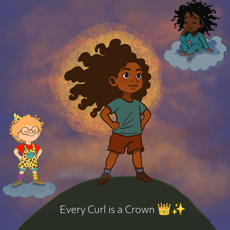 curljunkie's tweet photo. This hand-illustrated, rhyming read is perfect for bedtime snuggles, gifting, or anyone who needs a little reminder that their curls are pure magic. Snag your copy now and show the little ones in your life just how special their curls really are! 
Available on Amazon.
#KidsBooks https://t.co/5RJPd8UsB4